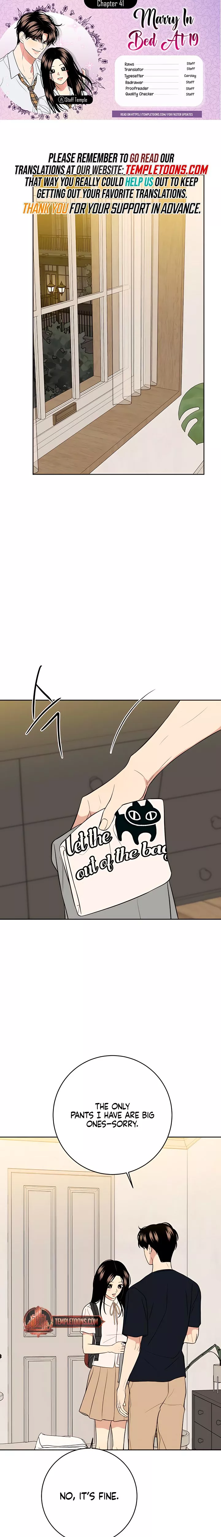 Read Marry In Bed at 19 Chapter 41 Online