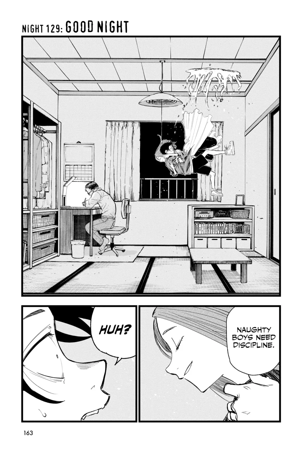 Read Yofukashi no Uta Chapter 129 - Good Night Online