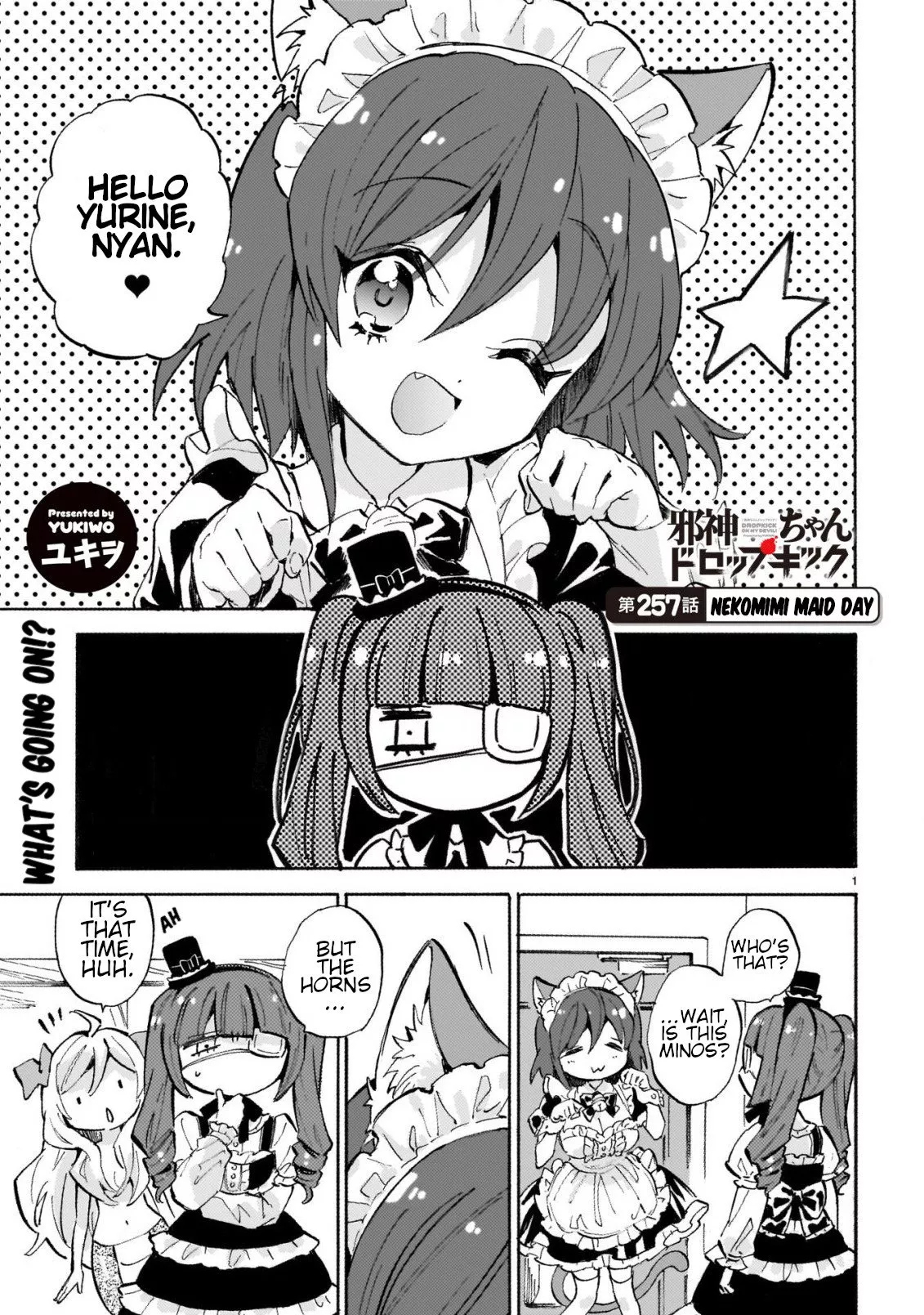 Read Jashin-chan Dropkick Chapter 262 - Nekomimi Maid Day Online