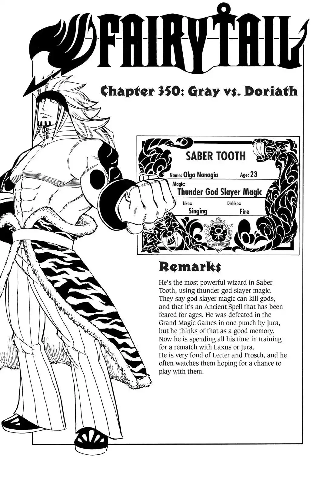 Read Fairy Tail Chapter 350 - Gray Vs Doriath Online