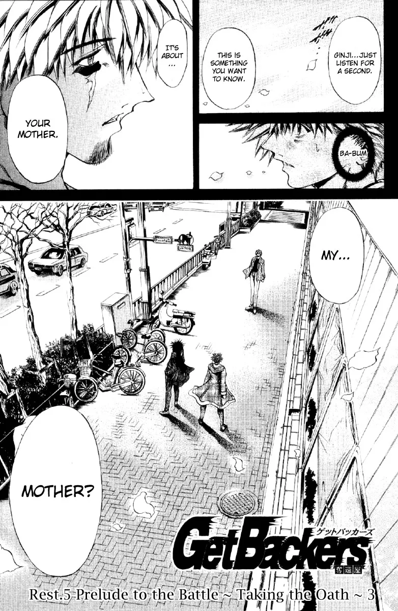 Read Get Backers Chapter 255 - Rest V: Prelude to the Battle - The an Oath (3) Online