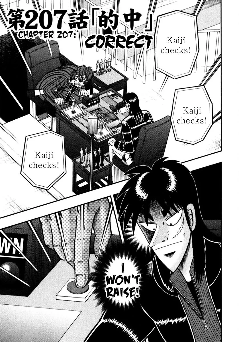 Read Gambling Outcast Kaiji: The One Poker Arc – Kaiji Part 5 Chapter 207 - Correct Online