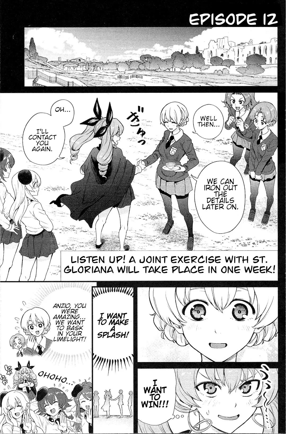 Read Girls und Panzer: Avanti! Anzio Koukou Chapter 12 - Chapter 12 Online