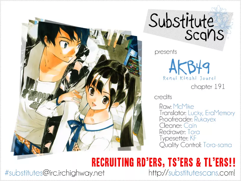 Read AKB49 – Renai Kinshi Jourei Chapter 191 - Skirt, Hirari Online