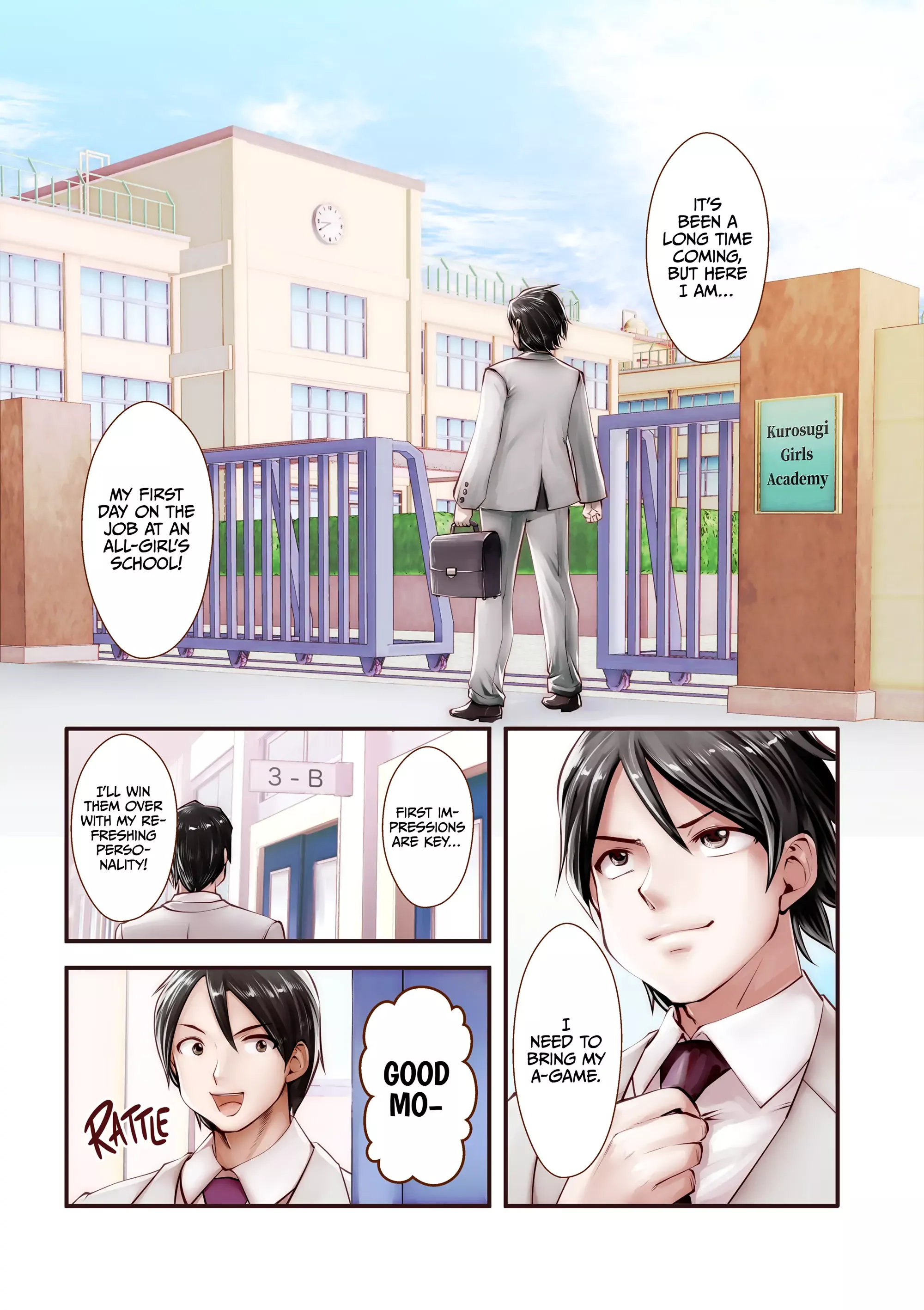 Read Black Gakkou ni Tsutomete Shimatta Sensei Chapter 1 Online