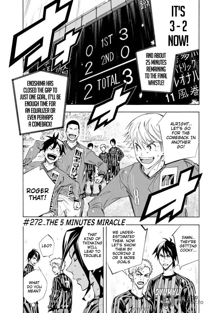 Read Area no Kishi Chapter 272 - The 5-Minute of Miracle Online