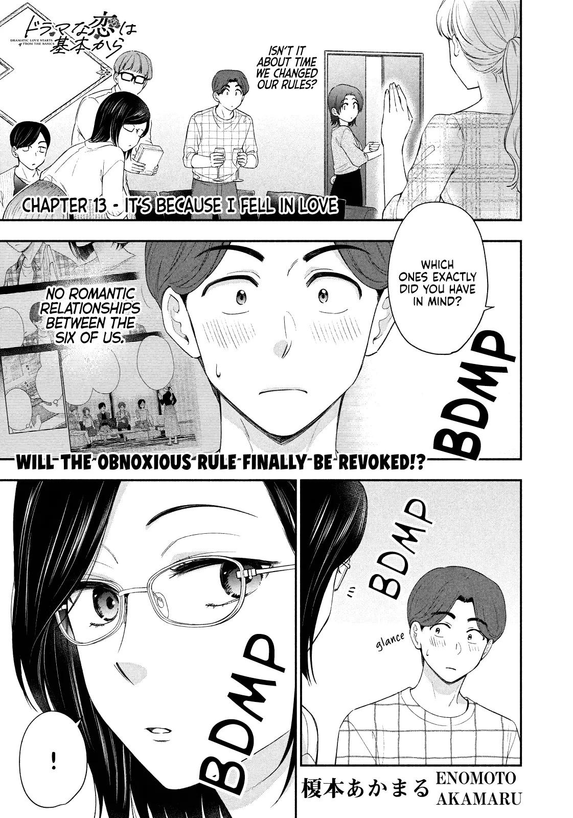Read Drama na Koi wa Kihon kara Chapter 13 - It's Because I Fell in Love Online