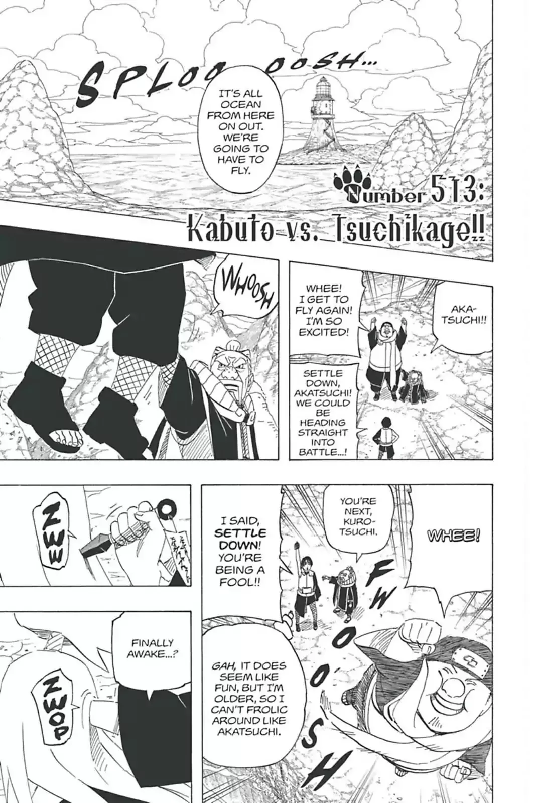 Read Naruto Chapter 513 - Kabuto Vs. Tsuchikage!! Online