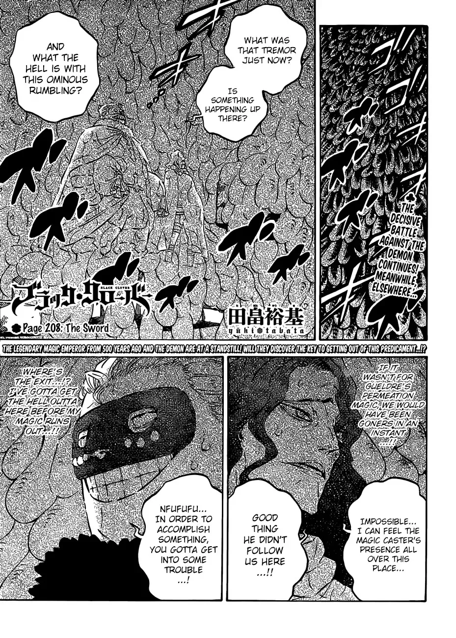 Read Black Clover Chapter 208 - The Sword Online