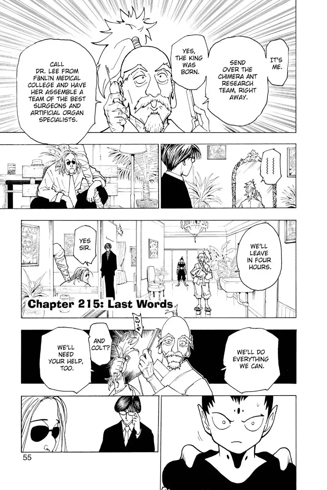 Read Hunter X Hunter Chapter 215 - Last Words Online