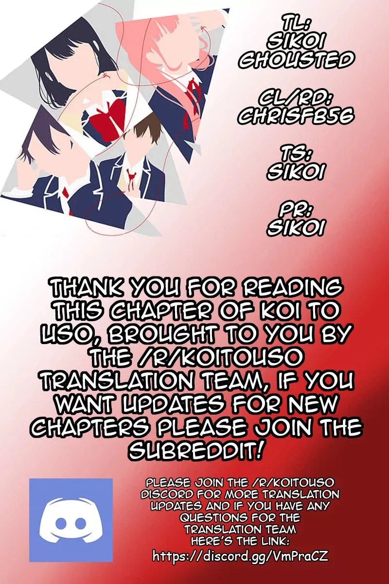 Read Koi to Uso Chapter 254 - Longing Online