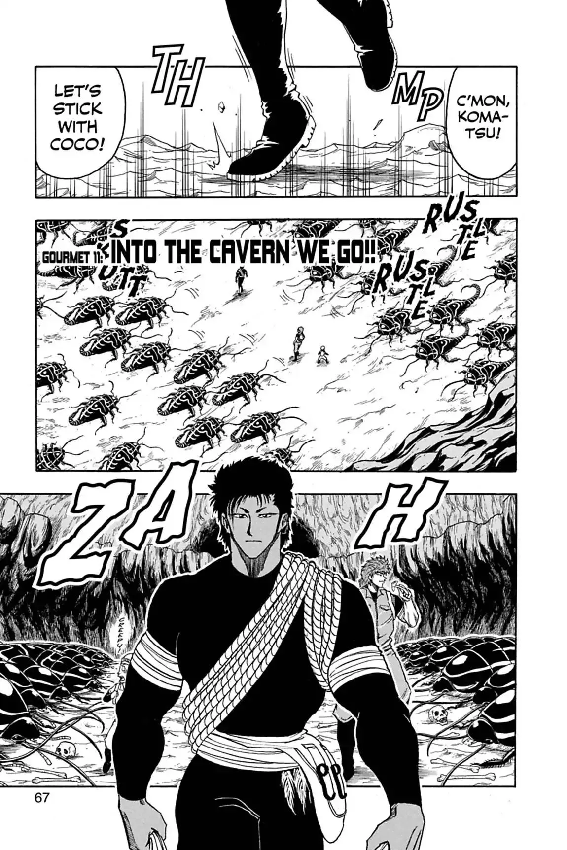 Read Toriko Chapter 11 - Vol.2 Gourmet 11: Into the Cavern We Go!! Online