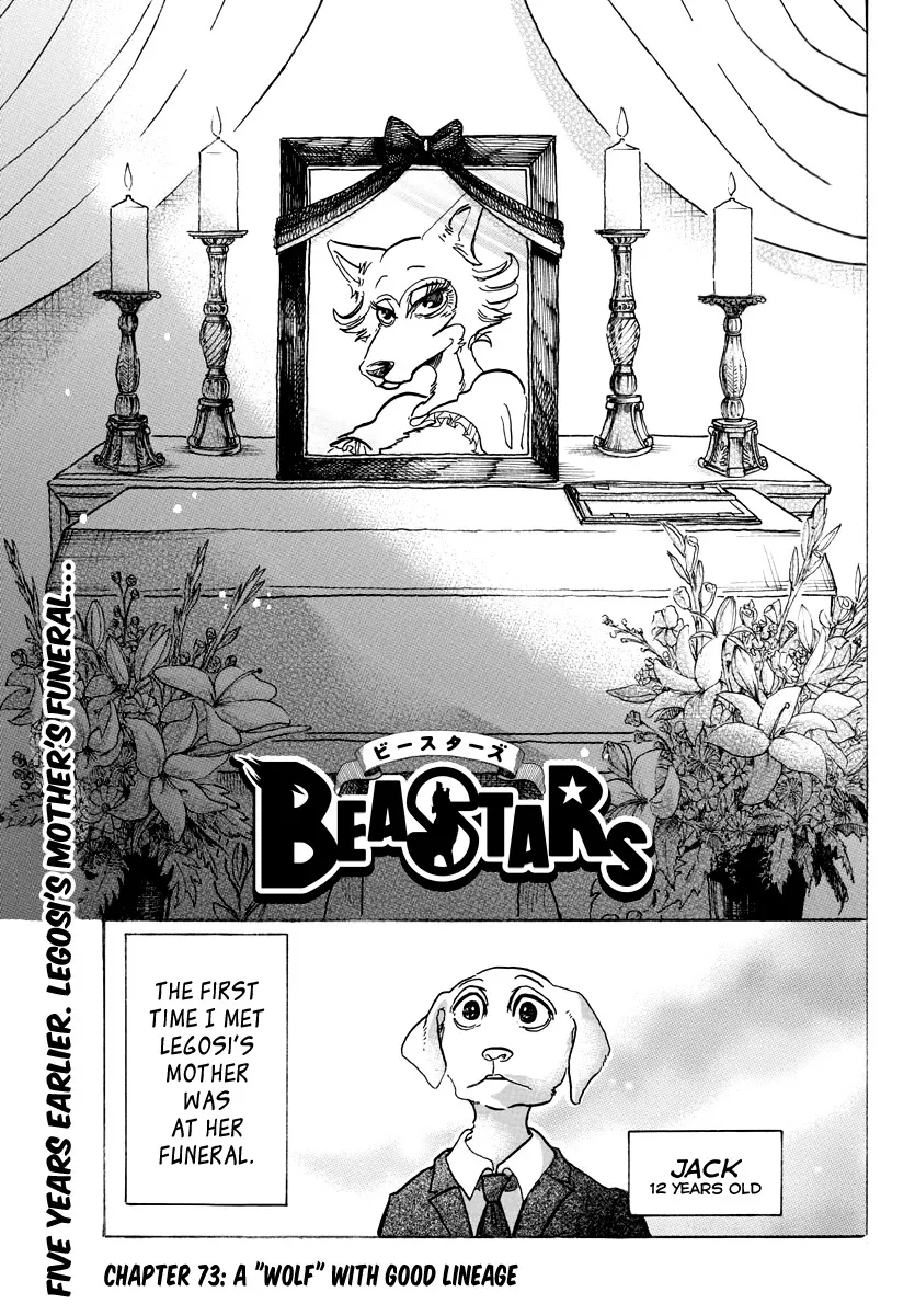 Read Beastars Chapter 73 - A "Wolf" with Good Lineage Online