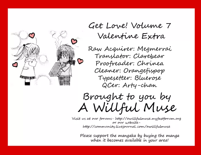 Read Get Love!! Chapter 28.2 - Valentine!! Online