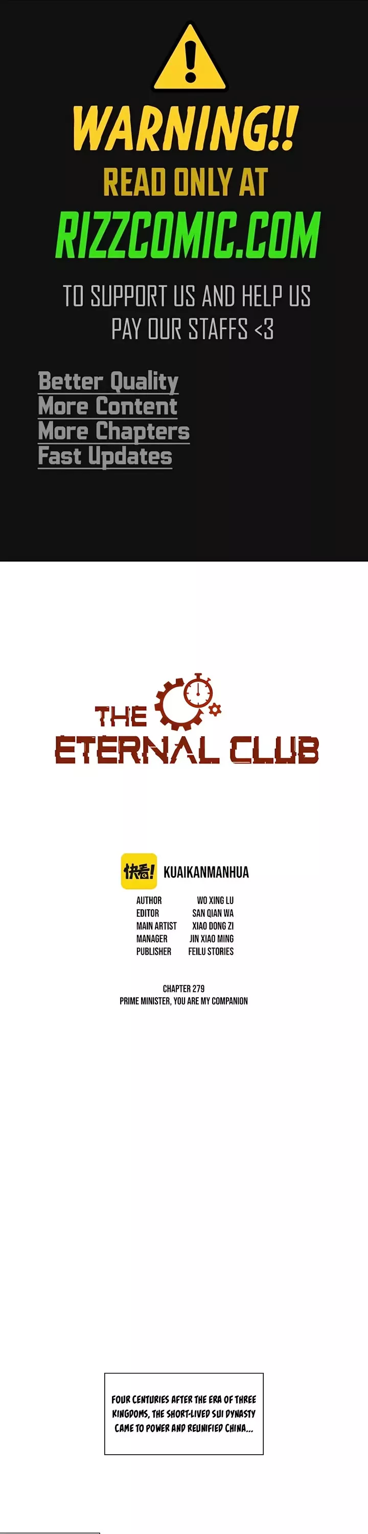 Read Eternal Club Chapter 279 Online