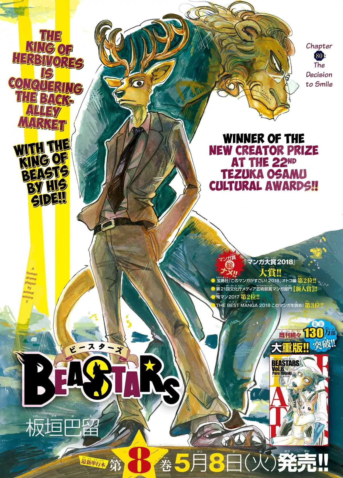 Read Beastars Chapter 80 - The Decision to Smile Online