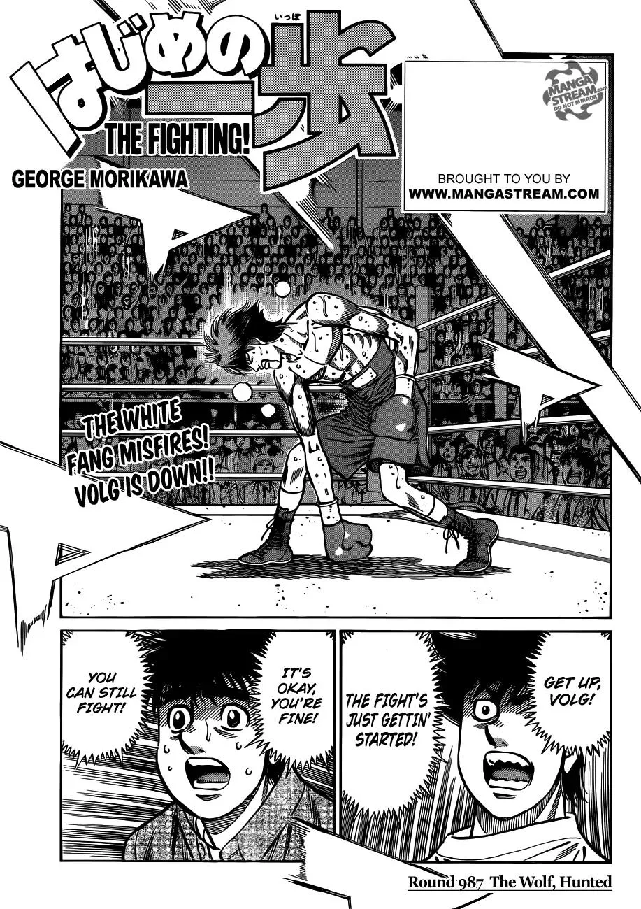 Read Hajime no Ippo Chapter 987 - The Wolf, Hunted Online