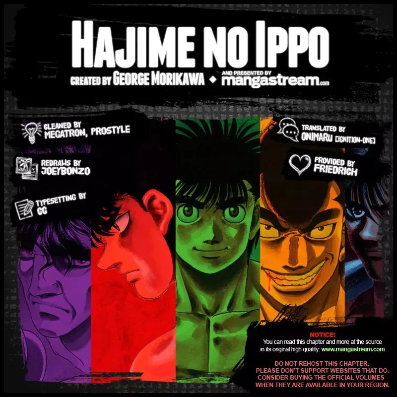 Read Hajime no Ippo Chapter 966 - Shiritori Combinations Online