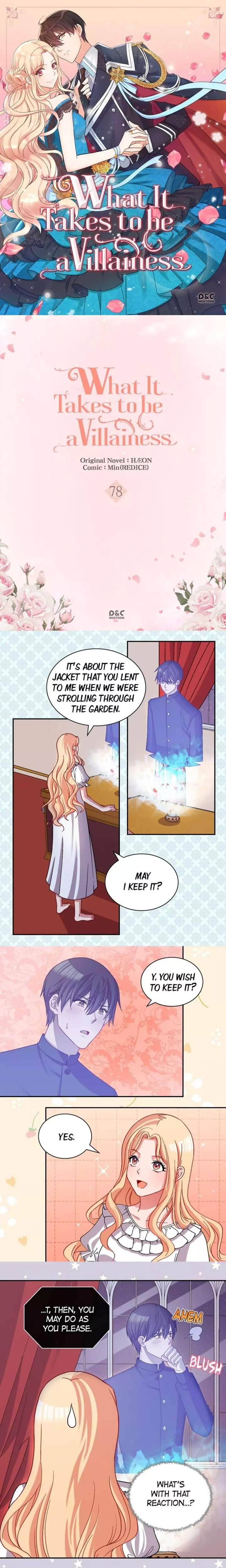 Read What It Takes to Be a Villainess Chapter 78 Online