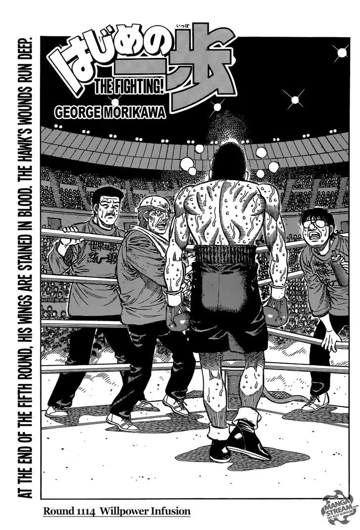 Read Hajime no Ippo Chapter 1114 - Willpower Infusion Online