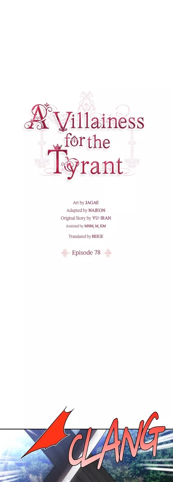 Read A Villainess for the Tyrant Chapter 78 Online