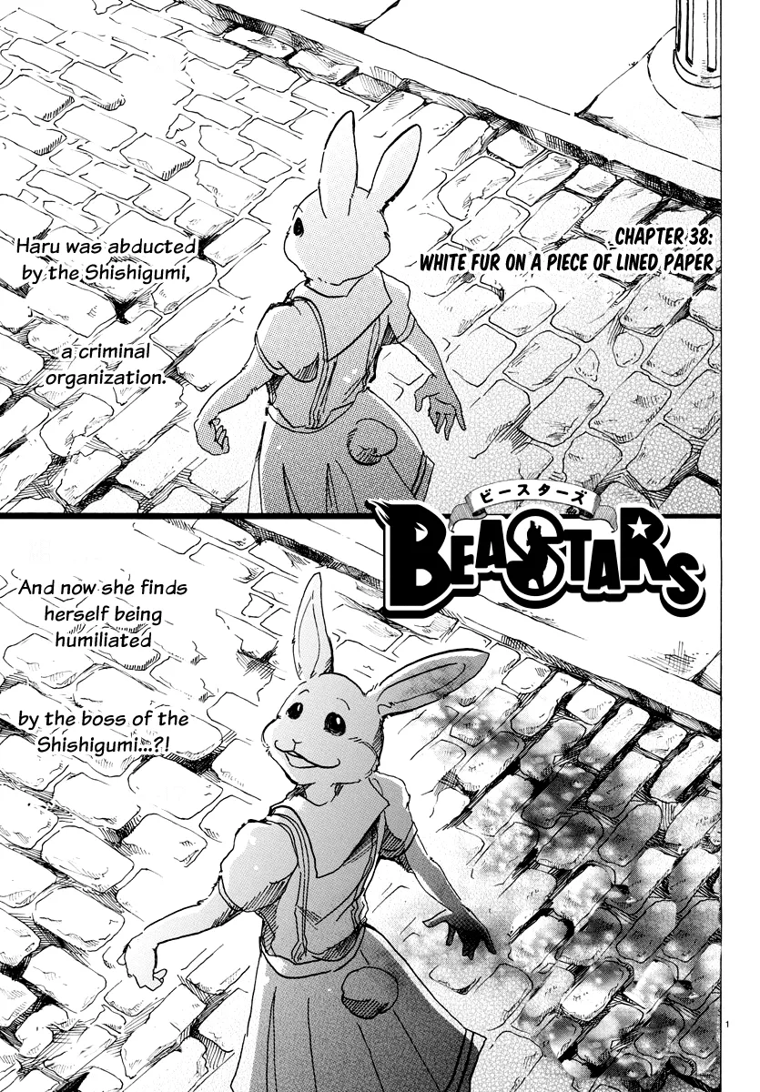 Read Beastars Chapter 38 - White Fur on a Piece of Lined Paper Online