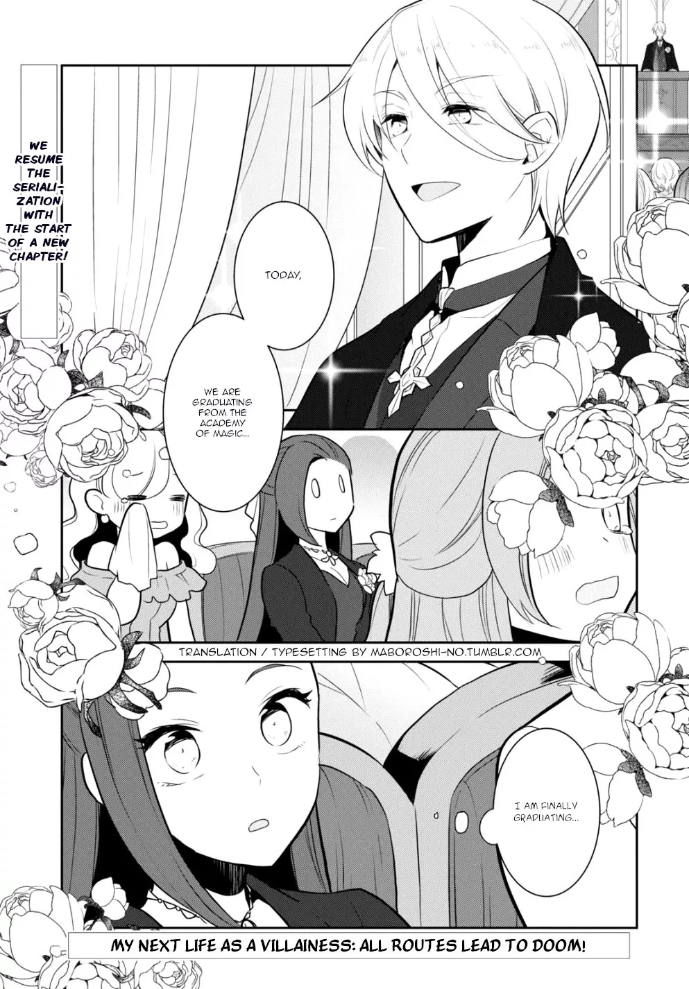 Read Otome Game no Hametsu Flag shika nai Akuyaku Reijou ni Tensei shite shimatta… Chapter 51 - The Graduation from the Academy of Magic (1) Online