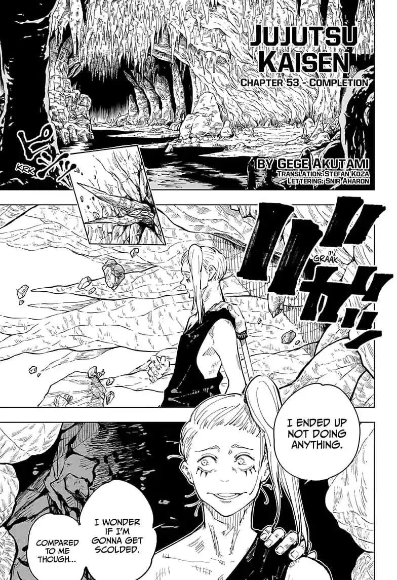 Read Jujutsu Kaisen Chapter 53 - Completion Online