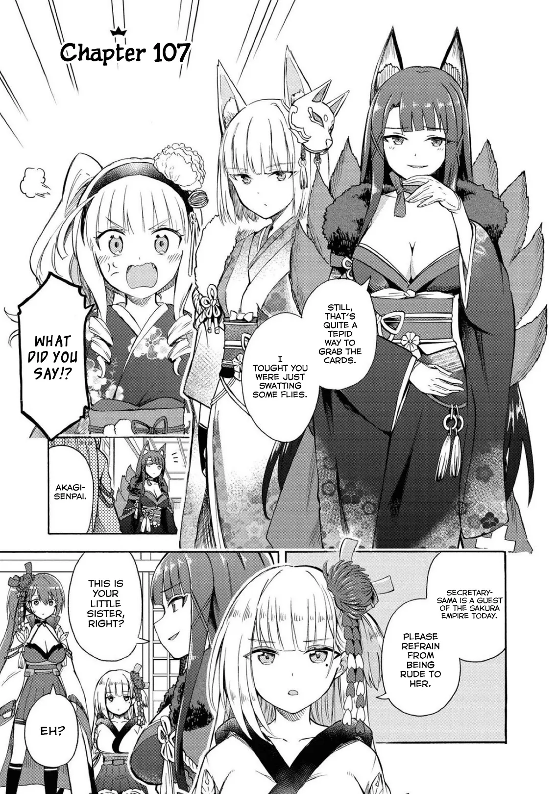 Read Azur Lane: Queen’s Orders Chapter 107 Online