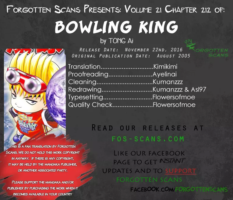 Read Bowling King Chapter 212 Online