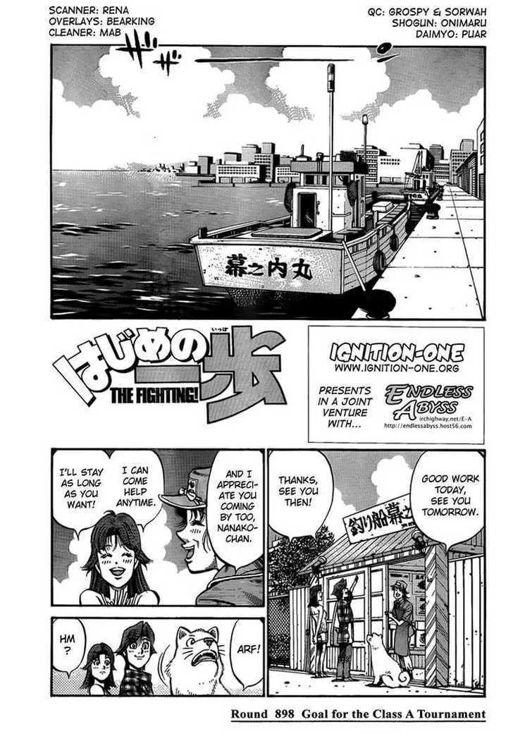 Read Hajime no Ippo Chapter 898 - Goal for the Class A Tournament Online