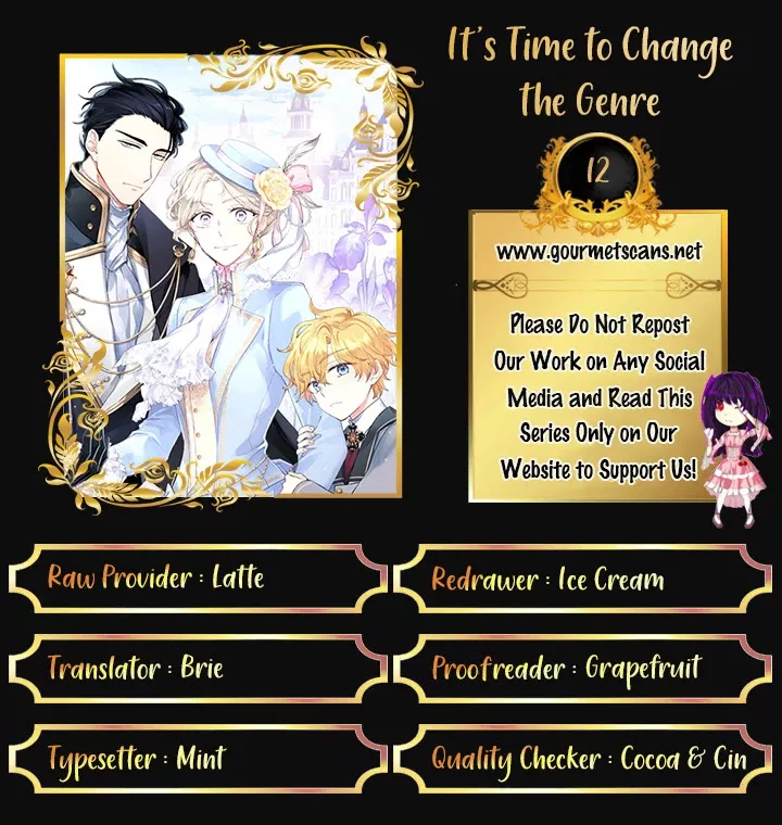 Read It’s Time to Change the Genre Chapter 12 Online