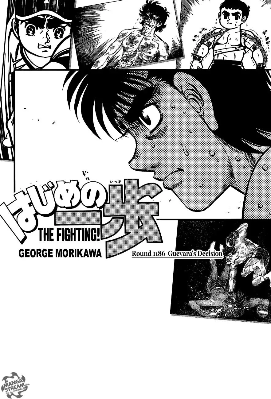 Read Hajime no Ippo Chapter 1186 - Guevara's Decision Online