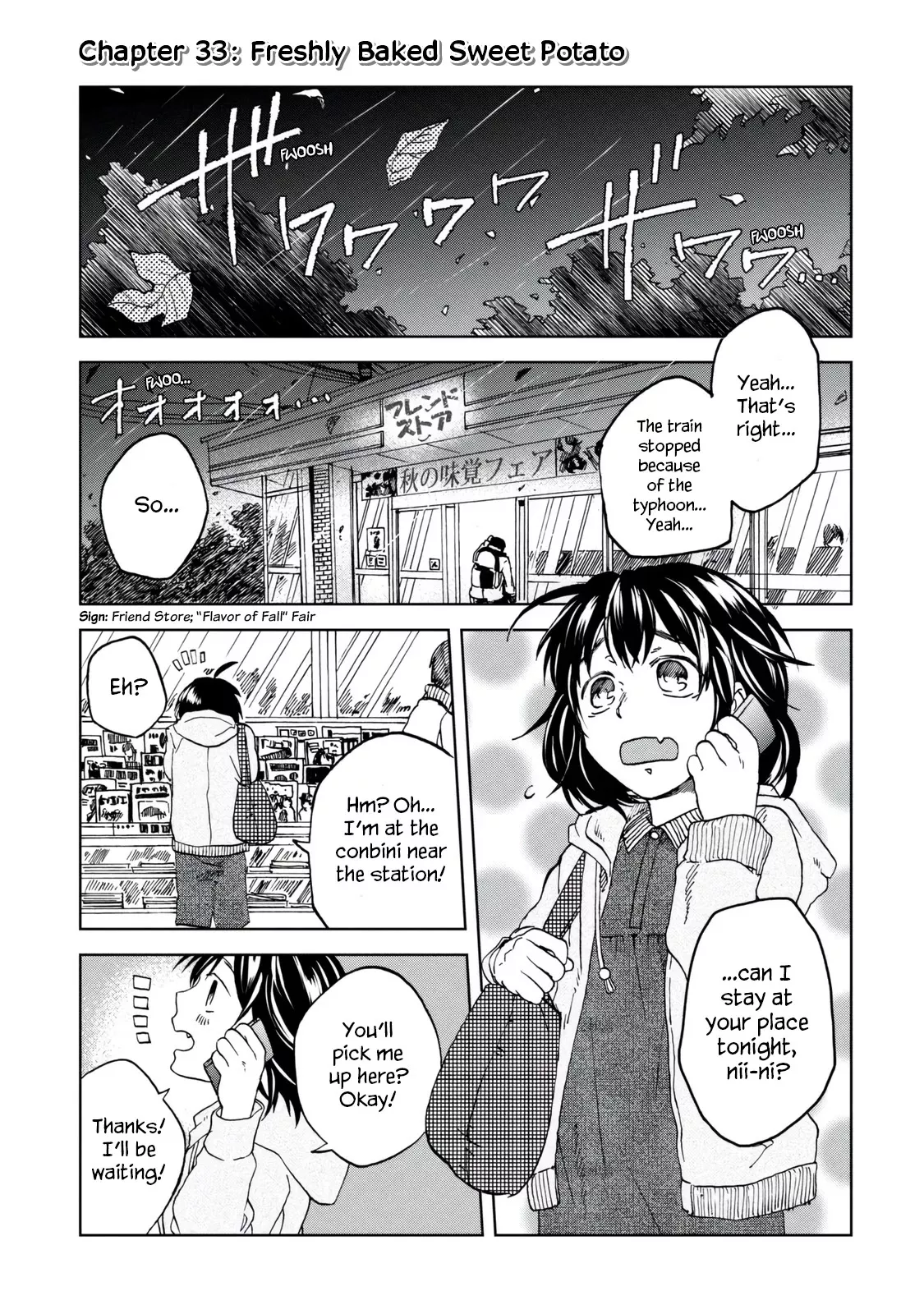 Read Meshinuma Chapter 33 - Freshly Baked Sweet Potato Online