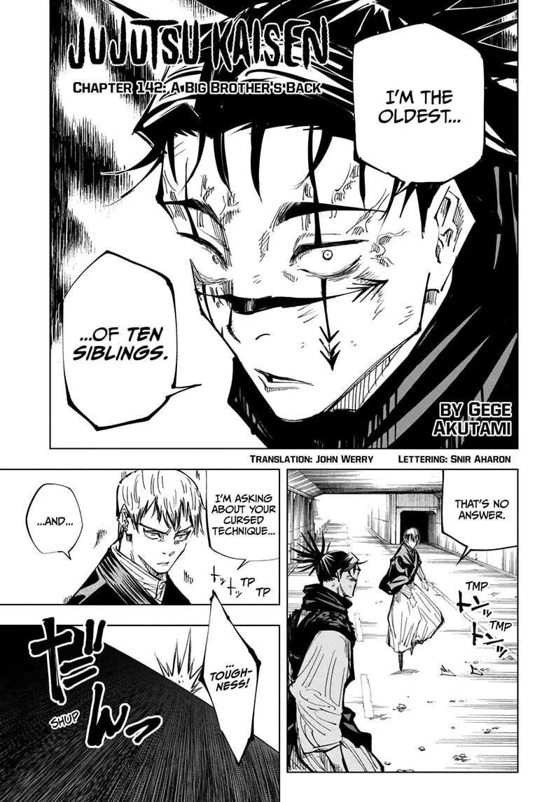 Read Jujutsu Kaisen Chapter 142 Online