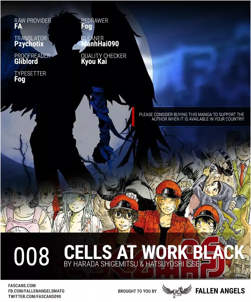 Read Hataraku Saibou BLACK Chapter 8 - Despair, Gout, Mutiny Online