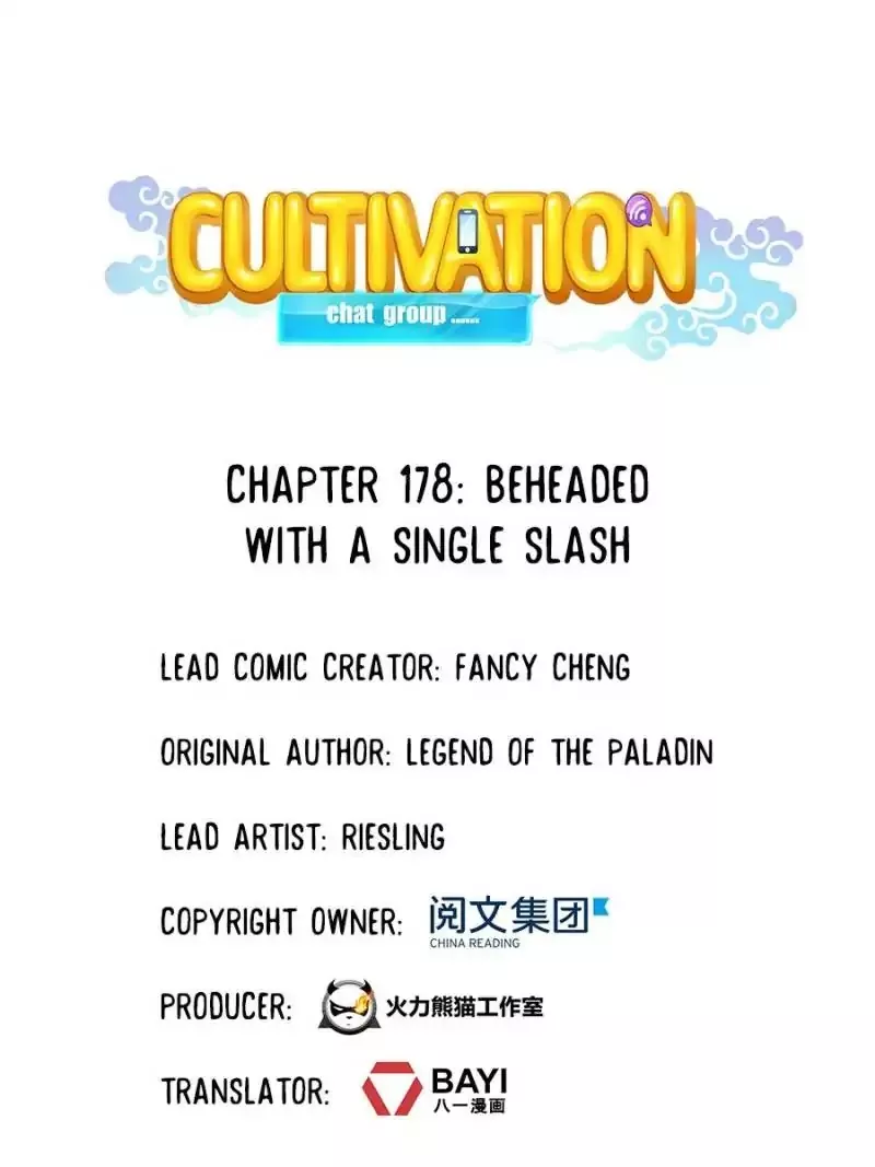 Read Cultivation Chat Group Chapter 178 - Beheaded with a Single Slash Online