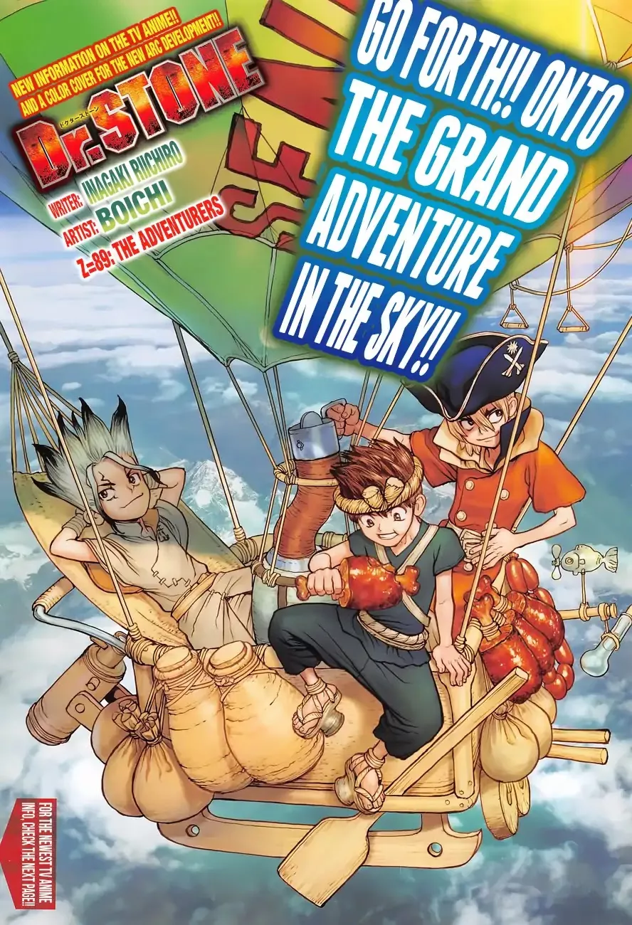 Read Dr. Stone Chapter 89 - The Adventurers Online