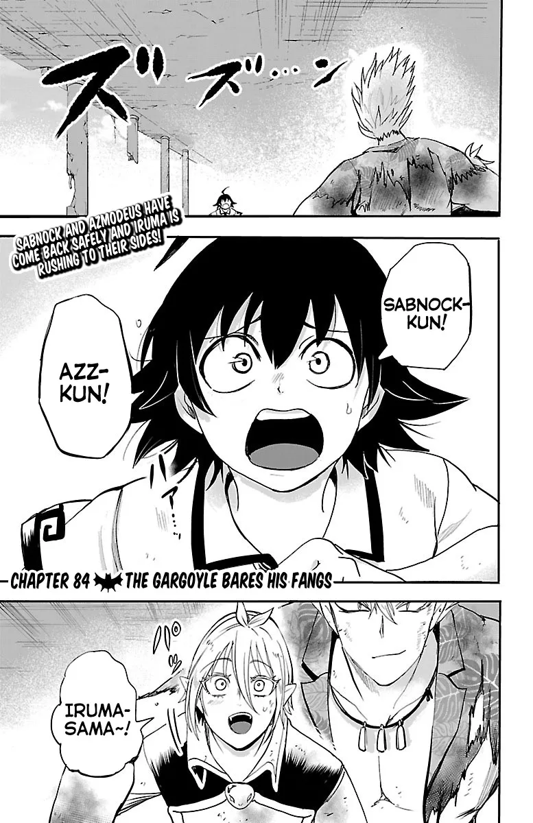 Read Mairimashita! Iruma-kun Chapter 84 - The Gargoyle Bares His Fangs Online