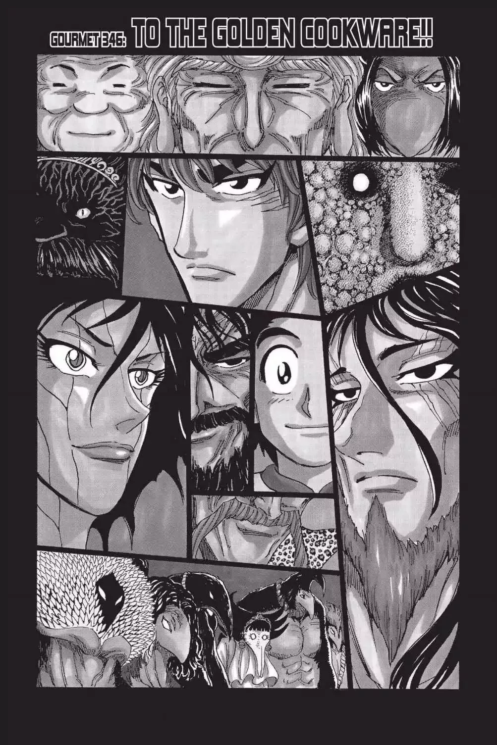 Read Toriko Chapter 346 - Vol.38 Gourmet 346: To the Golden Cookware!! Online