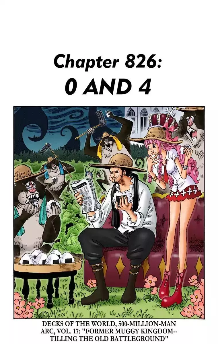 Read One Piece Chapter 826 - 0 And 4 Online