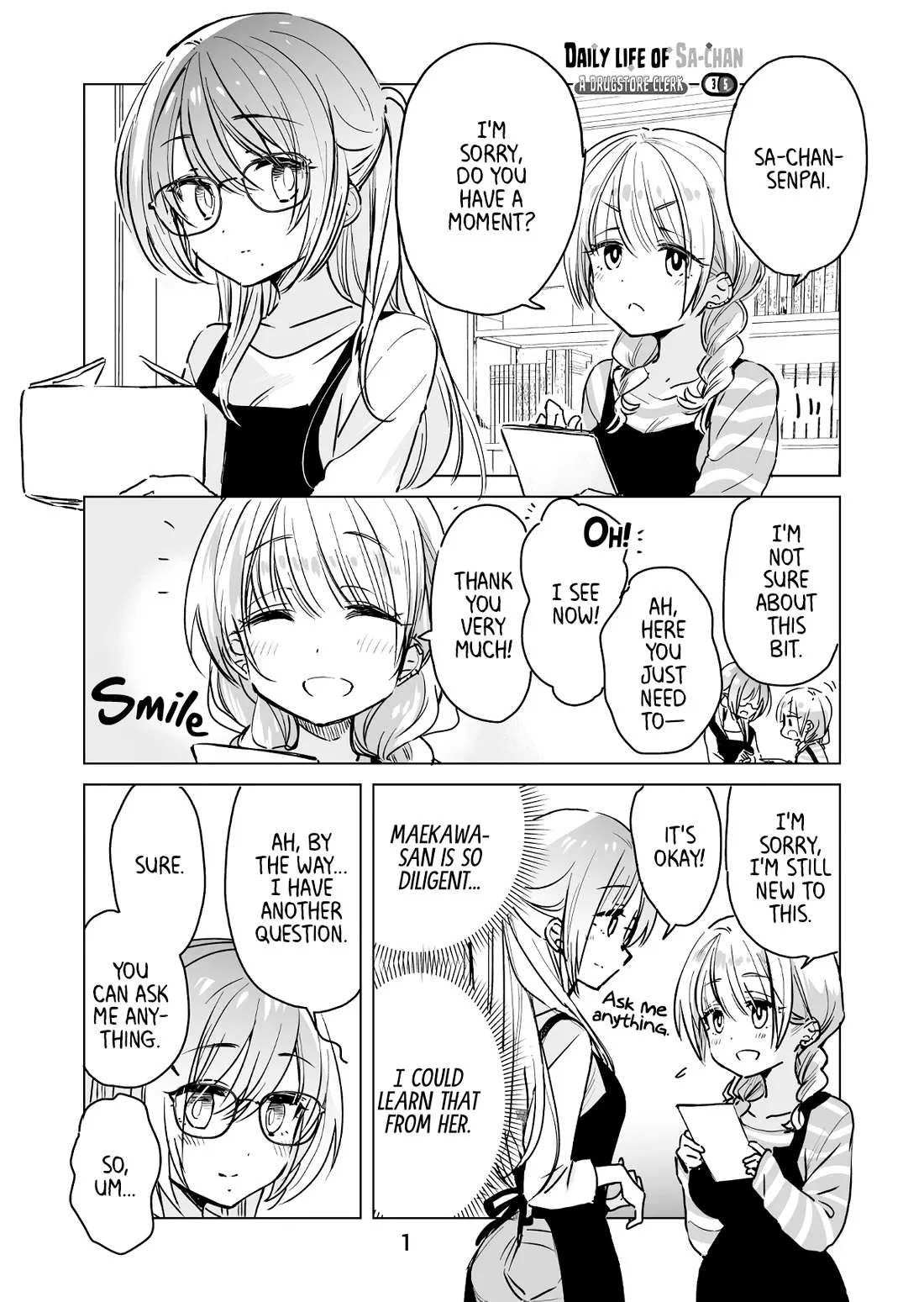 Read Daily Life of Sa-chan, a Drugstore Clerk Chapter 35 Online