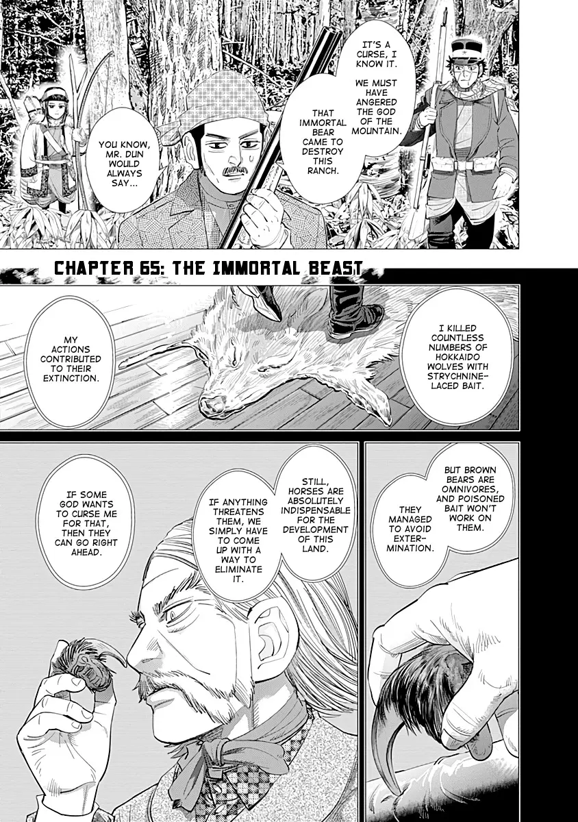 Read Golden Kamuy Chapter 65 - The Immortal Beast Online