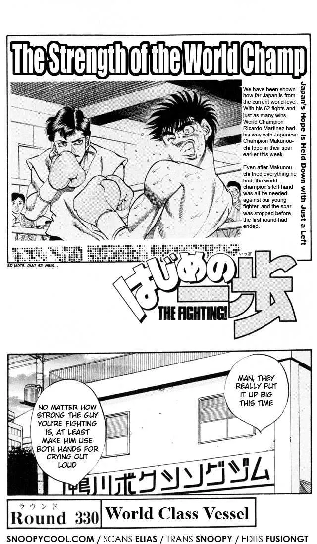 Read Hajime no Ippo Chapter 330 - World Class Vessel Online