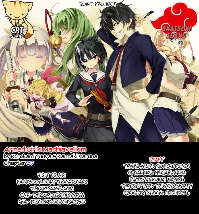 Read Busou Shoujo Machiavellianism Chapter 37 - Cutting the Peace, The Six Swords Online