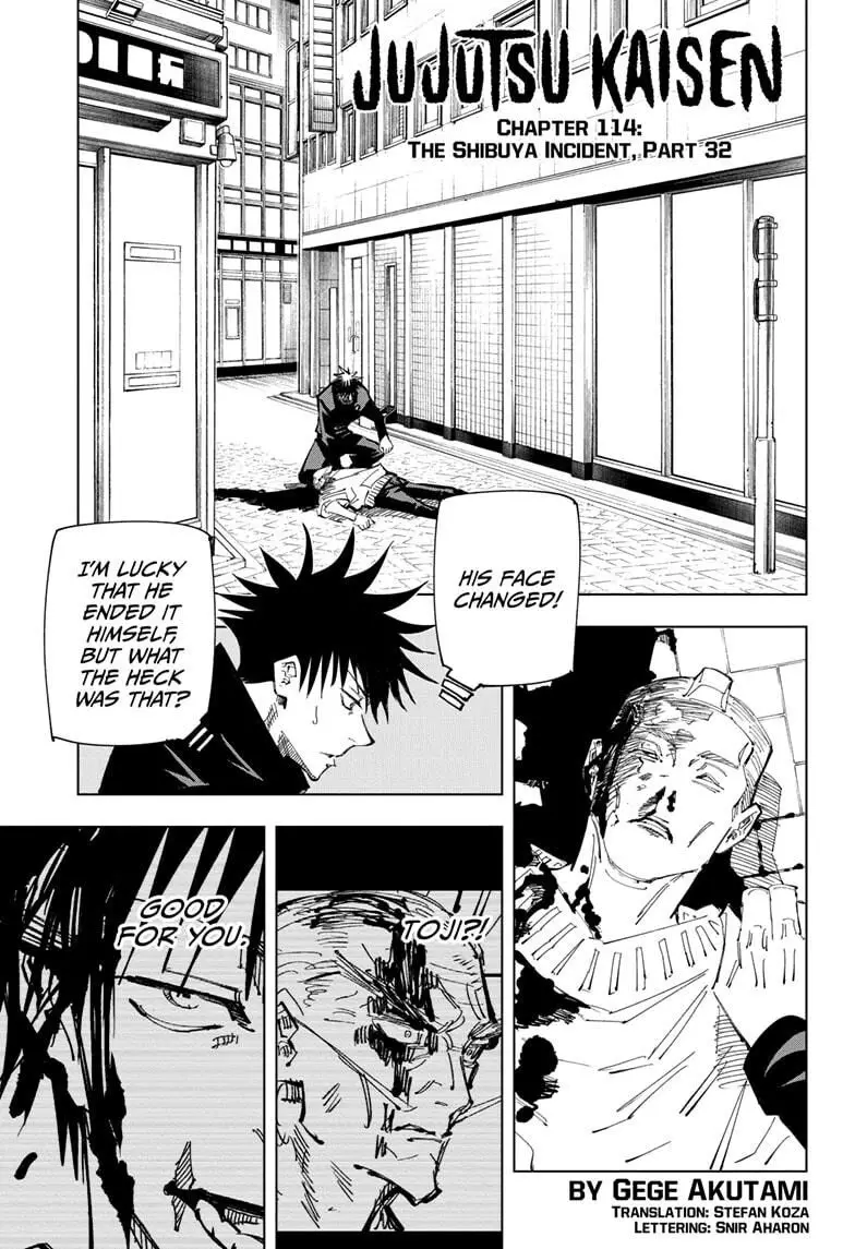 Read Jujutsu Kaisen Chapter 114 Online