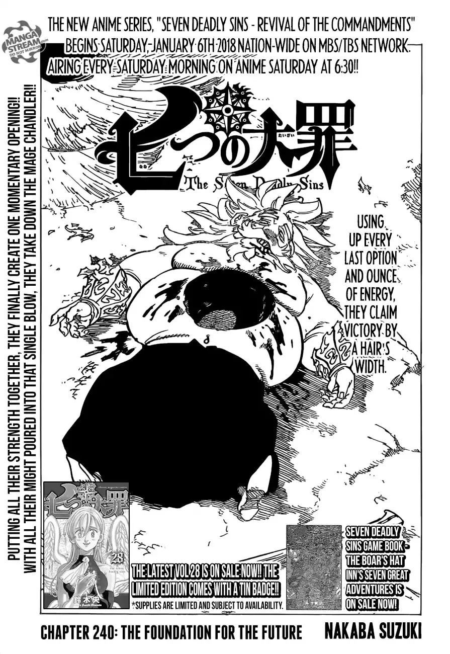 Read Nanatsu no Taizai Chapter 240 - The Foundation for the Future Online