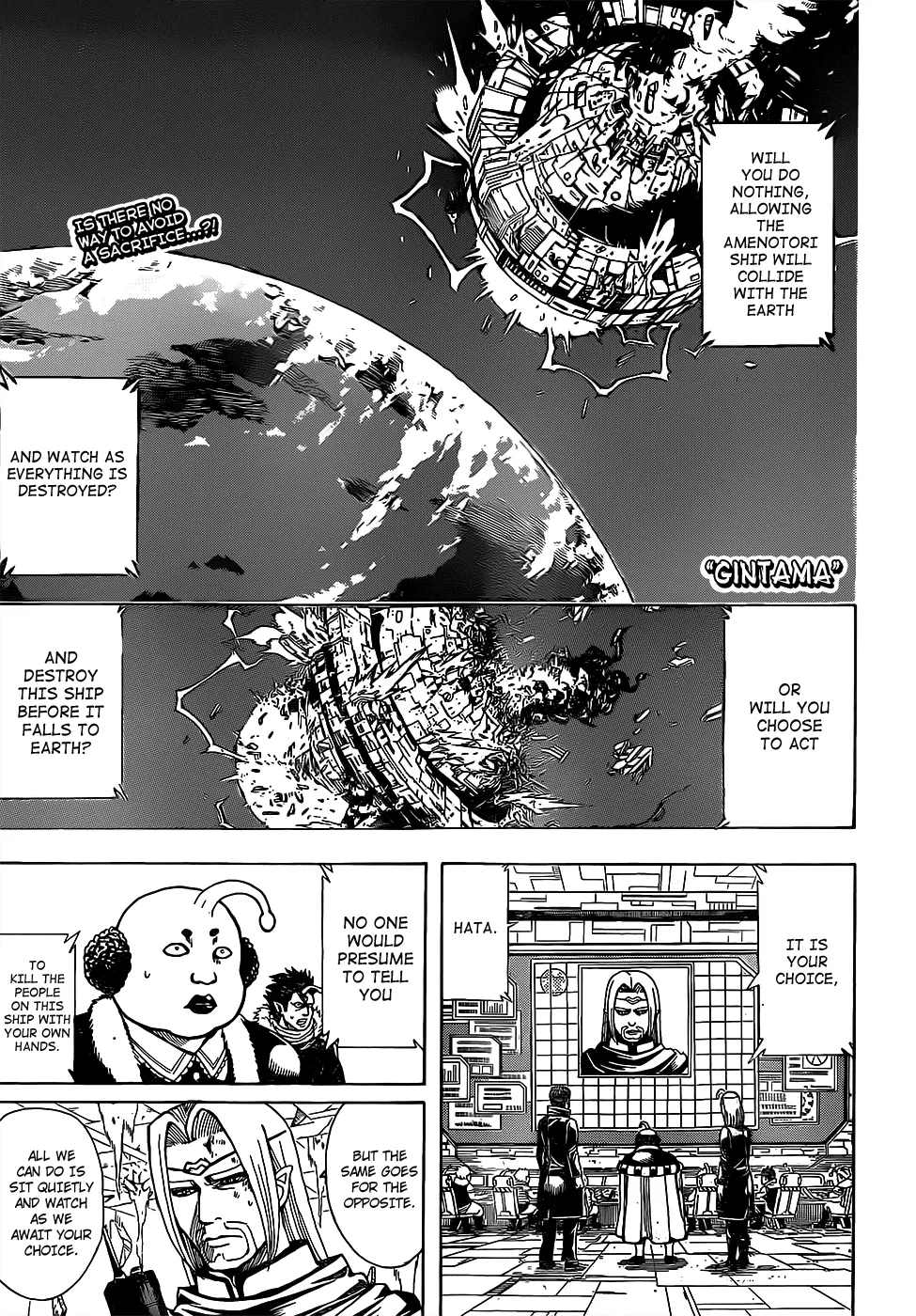 Read Gintama Chapter 655 - It's Hard to See the Bottom From the Sky, but it's Easy to See the S... Online