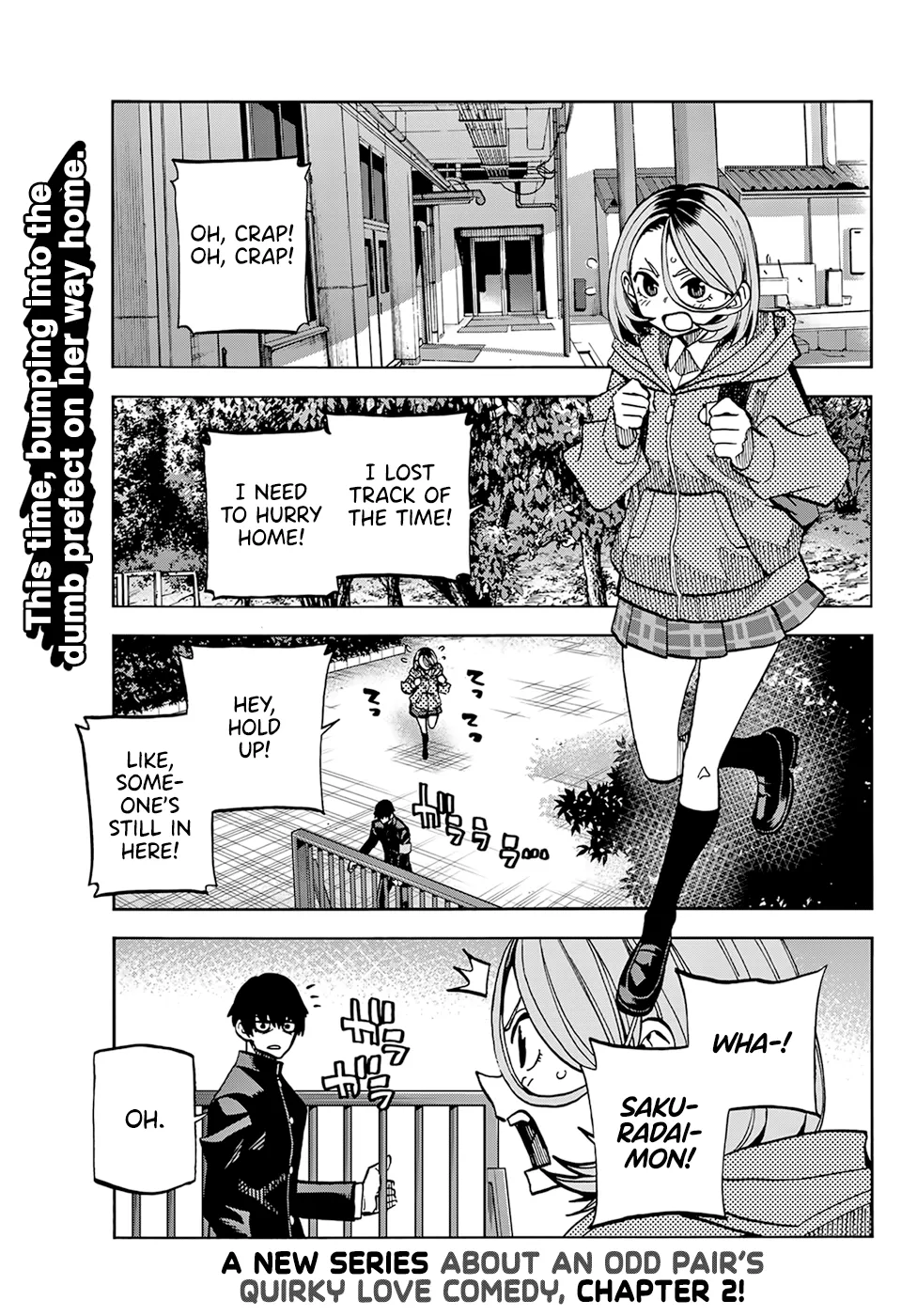 Read Ponkotsu Fuukiiin to Skaato take ga Futekisetsu na JK no Hanashi Chapter 2 - Going Home With the Dumb Prefect Online