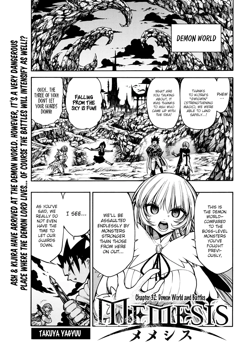 Read Memesis Chapter 32 - Demon World and Battles Online